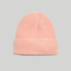 NWT Madewell Alpaca-Blend Cuffed Beanie in Faded Coral